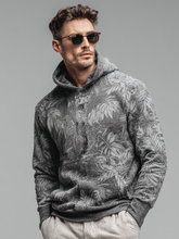 Men's printed hooded sweatshirt